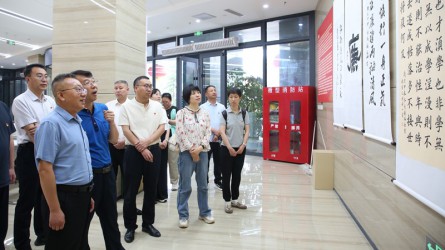 甘肃能化集团机关党委参观开云·官方版在线入口廉洁文化作品展